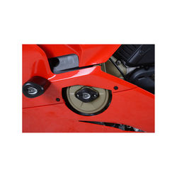 RG RACING Slider moteur R&G RACING noir Ducati Panigale V4 - Sabots moteur Motokif