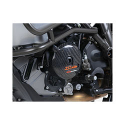 RG RACING Slider moteur gauche R&G RACING carbone KTM 1290 S - Sabots moteur Motokif