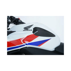 RG RACING Protection de réservoir MOTOGRAFIX 3pcs blanc Kawa