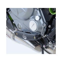 RG RACING Slider moteur droit R&G RACING noir Kawasaki Z650 - Protège moteur/carter Motokif