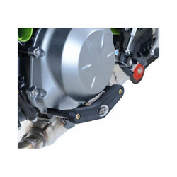 RG RACING Slider moteur gauche R&G RACING noir Kawasaki Z650 - Protège moteur/carter Motokif