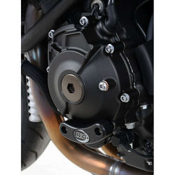RG RACING Slider moteur gauche R&G RACING noir Yamaha MT-10 - Sabots moteur Motokif