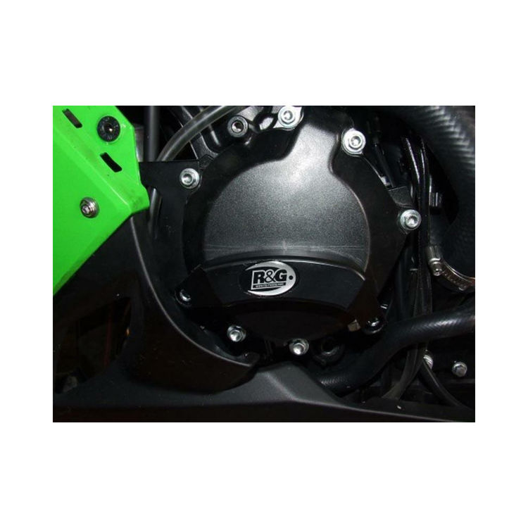 RG RACING Slider moteur gauche R&G RACING noir Kawasaki ZX-1 - Sabots moteur Motokif